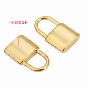 Wholesale 5PCS/PACK Stainless Steel Small Lock Pendants DIY Necklace Accessories