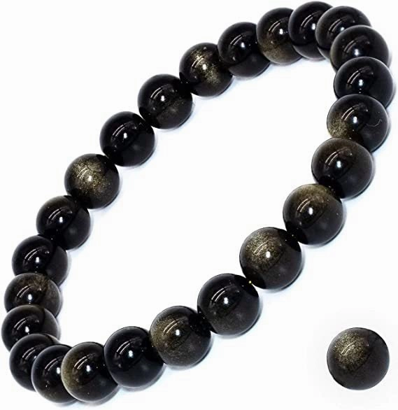 Wholesale 8mm Natural Gemstone Tiger Eye Stone Turquoise Handmade Beaded Elastic Cord Bracelet