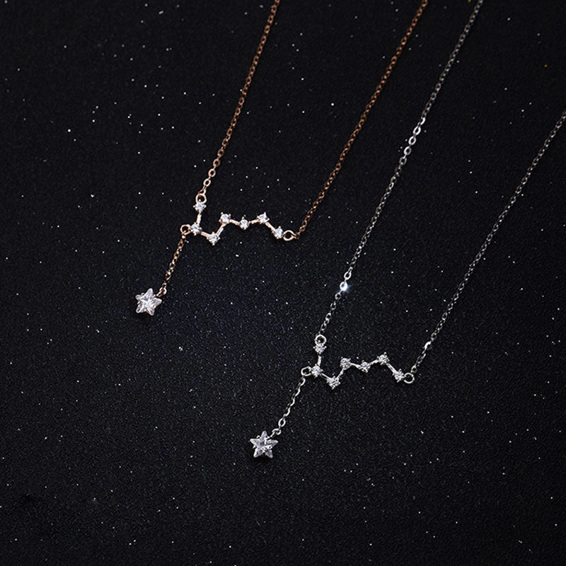 Wholesale 925 Silver Beidou Seven Star Necklace