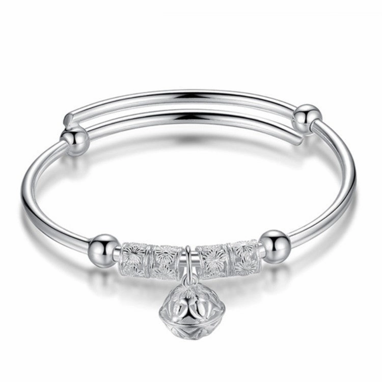 Wholesale 925 Silver Plated Palace Bell Bracelet