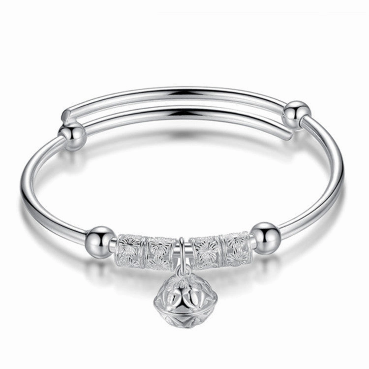 Wholesale 925 Silver Plated Palace Bell Bracelet