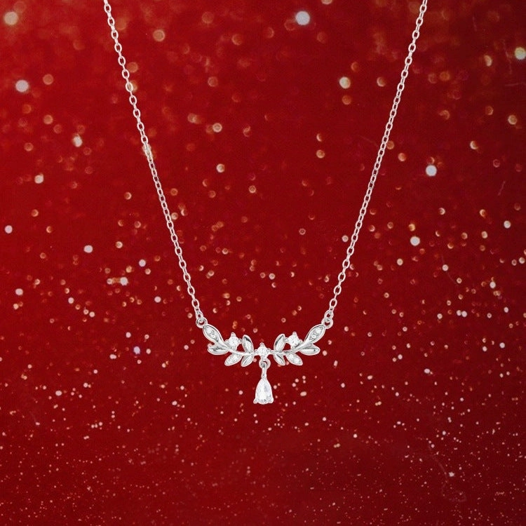 Wholesale 925 Sterling Silver Necklace Clavicle Chain