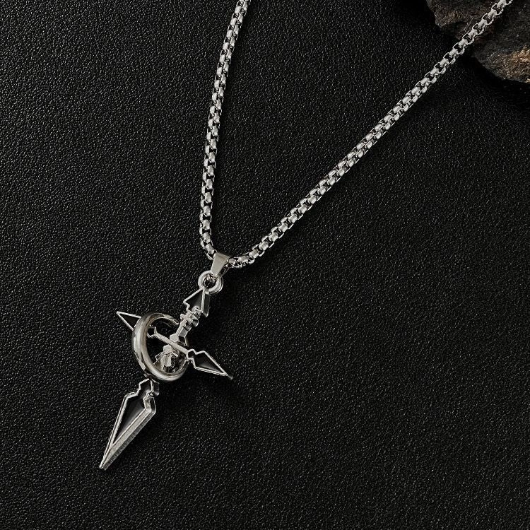 Wholesale Accessories Sweat Pendant Titanium Steel Cross Necklace