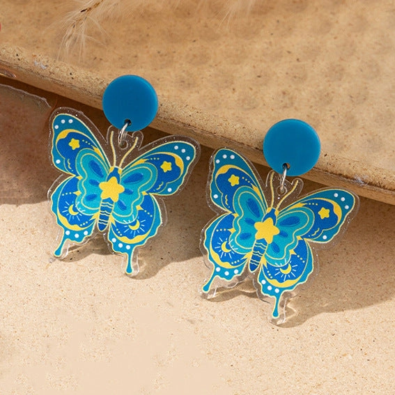 Wholesale Acrylic Butterfly Earrings