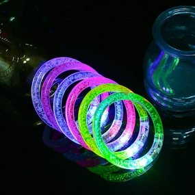 Wholesale Acrylic Colorful LED Bracelets