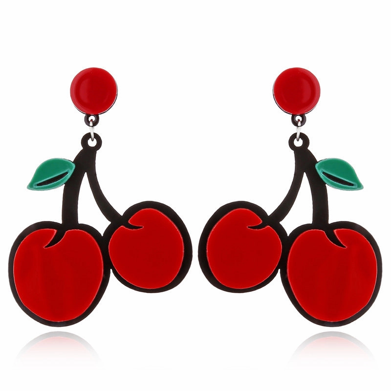 Wholesale Acrylic Fruit Earrings