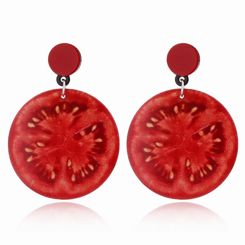 Wholesale Acrylic Fruit Earrings