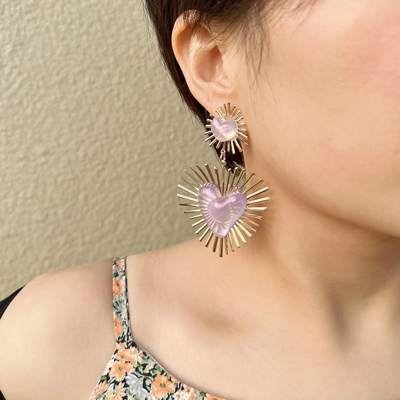 Wholesale Acrylic Love Earrings