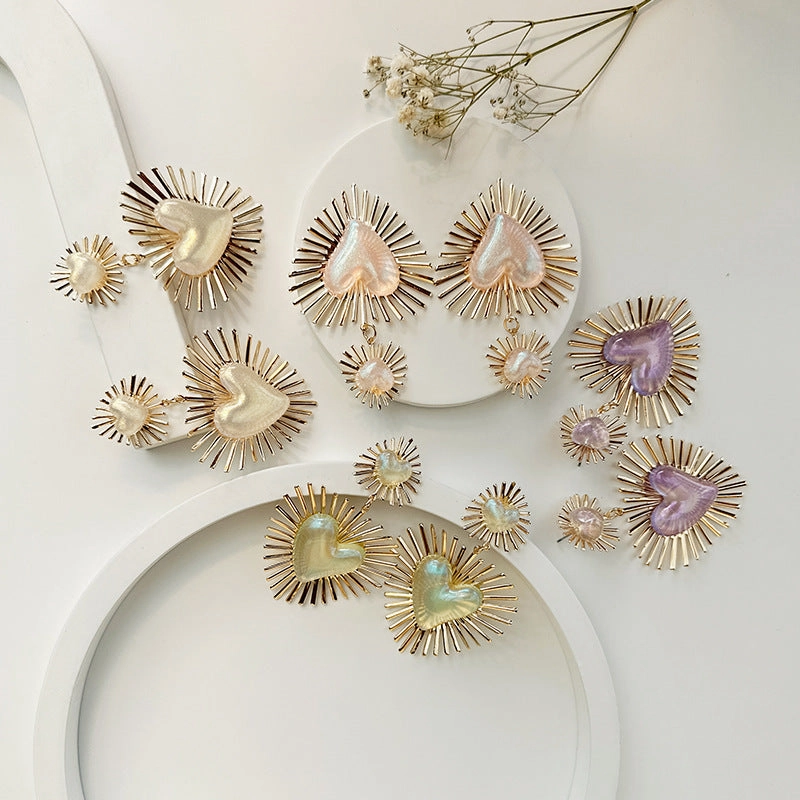 Wholesale Acrylic Love Earrings