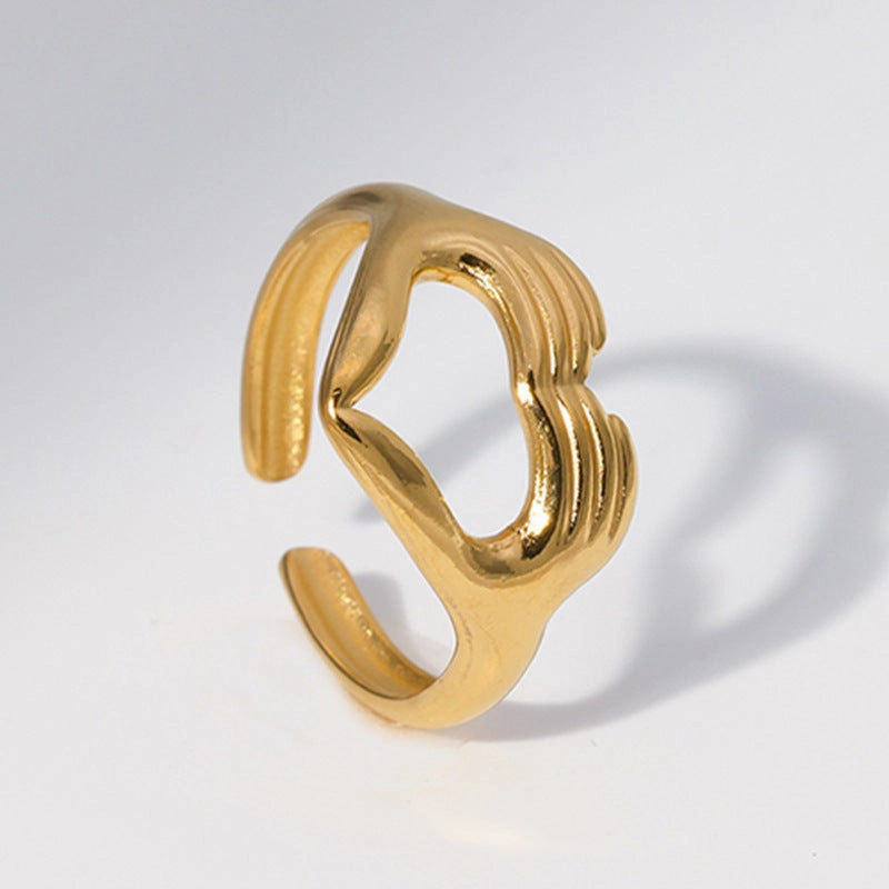 Wholesale Adjustable Titanium Steel Love Ring