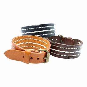 Wholesale Adjustable Wide Edition Men's Leather Belt Bracelet