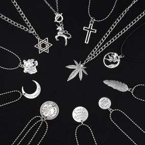 Wholesale All-match Simple and Cool Hip-hop Korean Necklaces