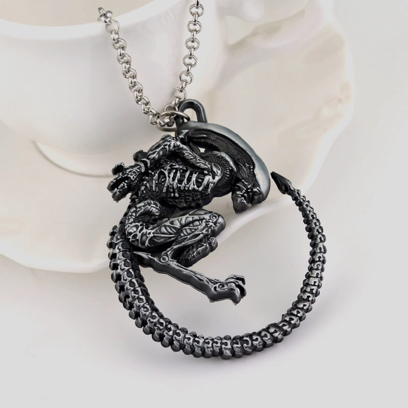 Wholesale Alloy Alien Funny Necklaces