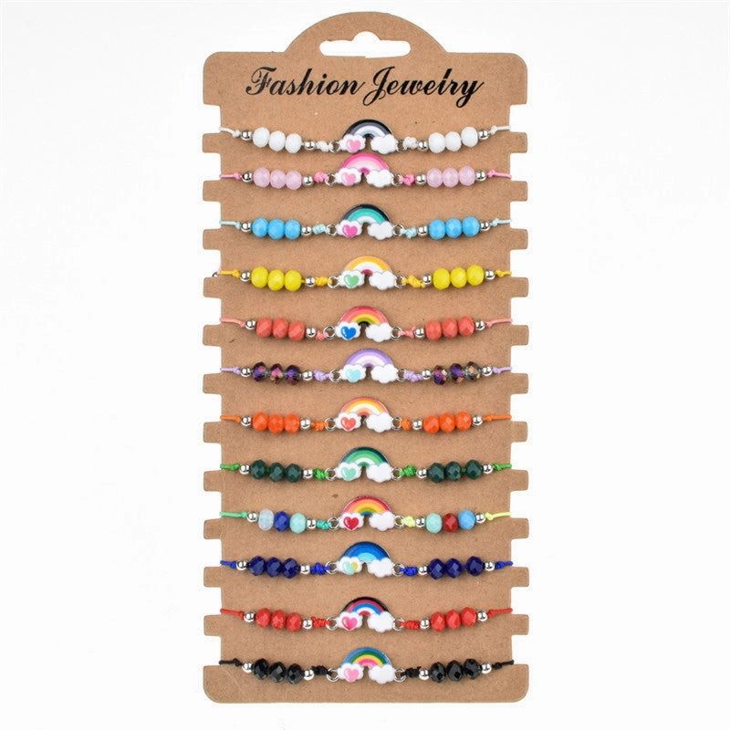 Wholesale Alloy Colored Crystal Bracelets