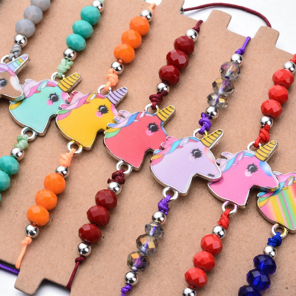 Wholesale Alloy Colored Crystal Bracelets