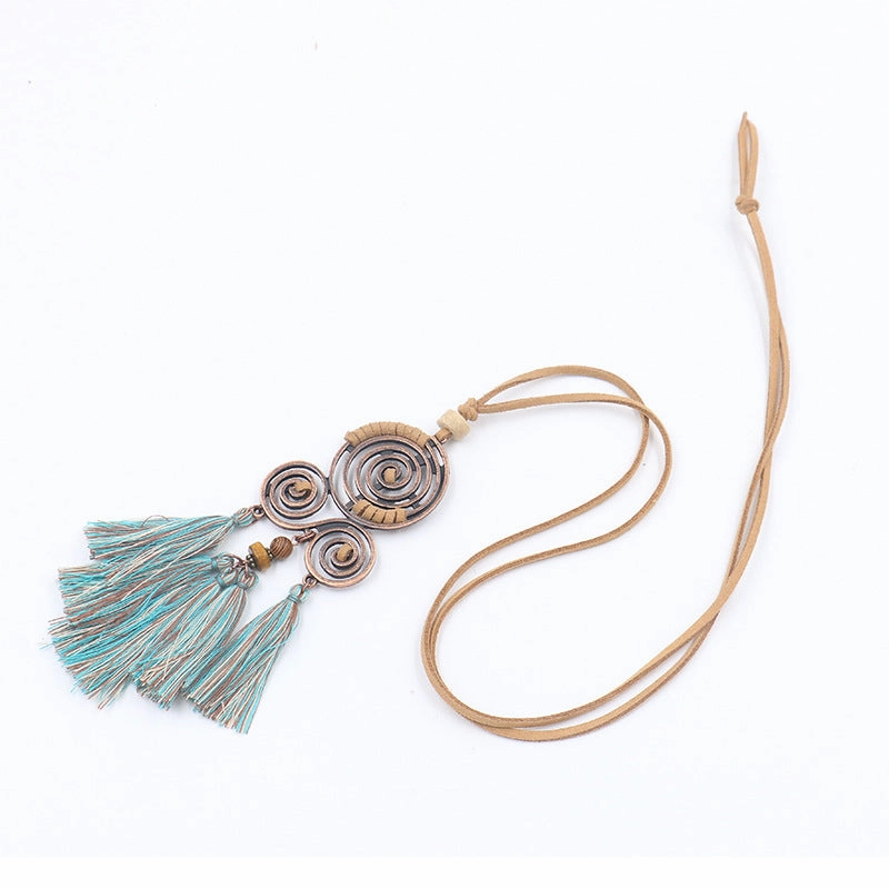 Wholesale Alloy Creative Tassel Long Necklace