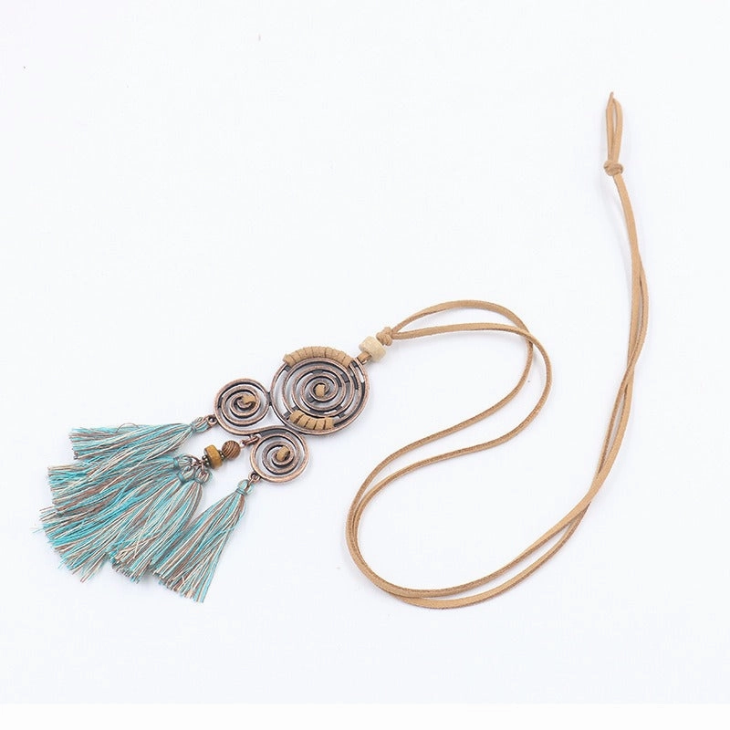 Wholesale Alloy Creative Tassel Long Necklace