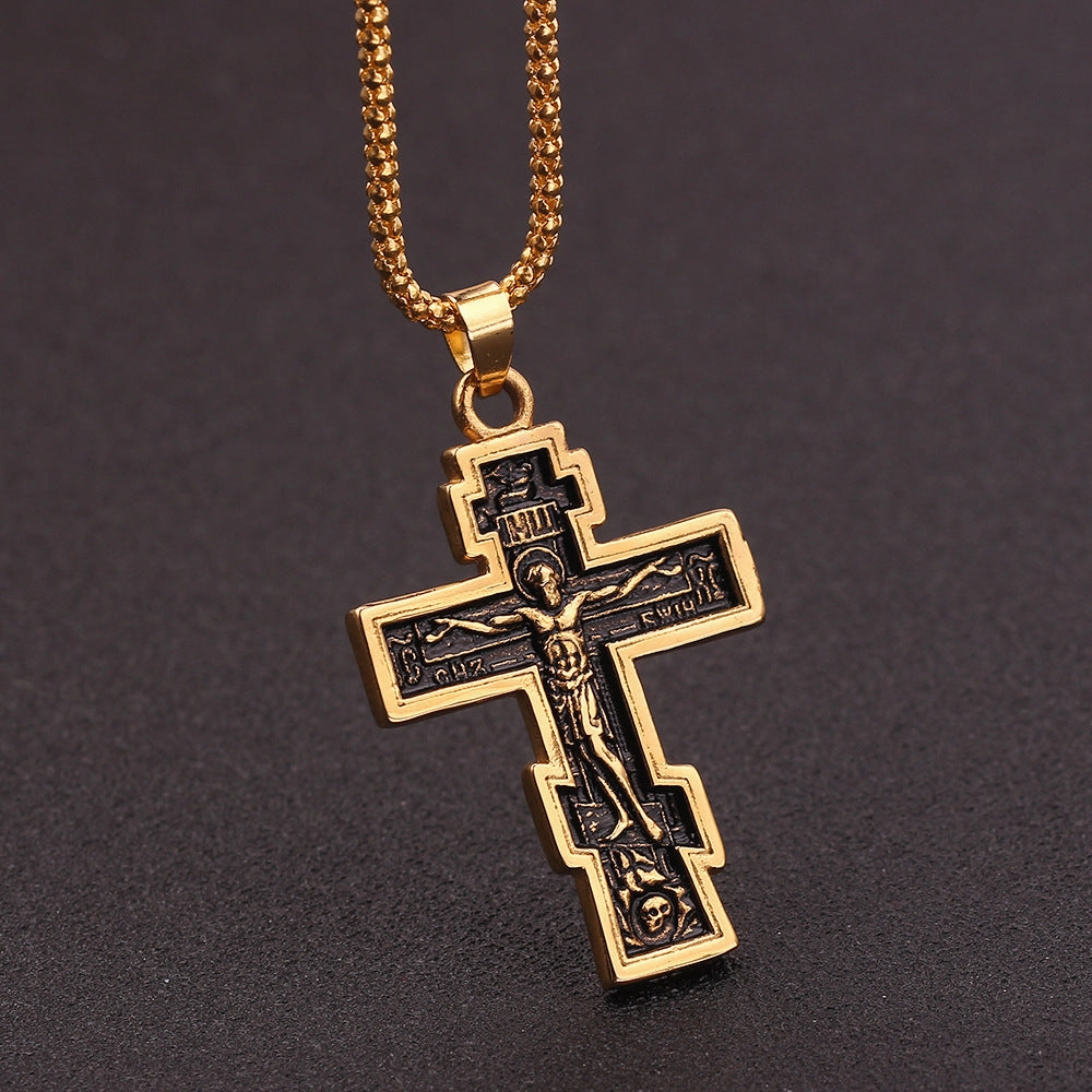 Wholesale Alloy Cross Necklace