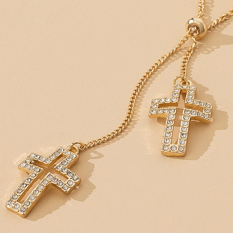 Wholesale Alloy Cross Pendant Necklace for Women