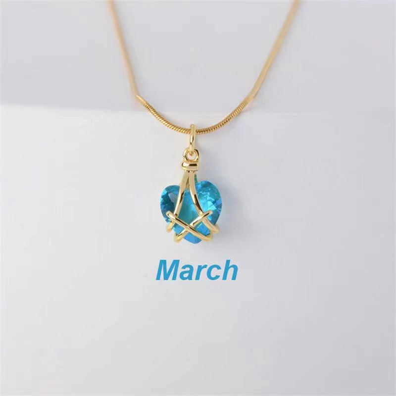 Wholesale Alloy Diamond Castle Love Necklace