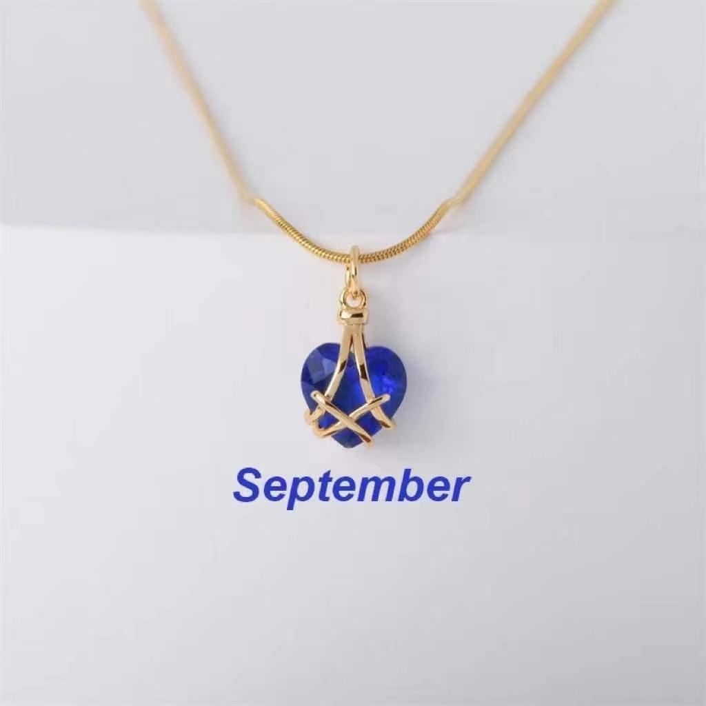 Wholesale Alloy Diamond Castle Love Necklace