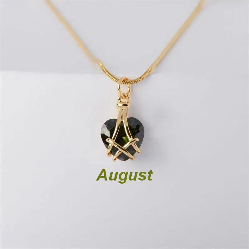 Wholesale Alloy Diamond Castle Love Necklace