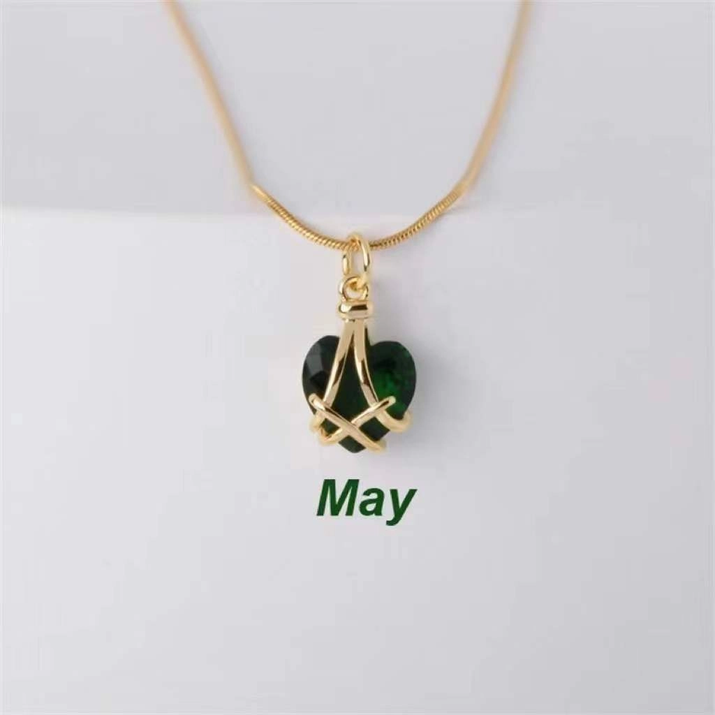 Wholesale Alloy Diamond Castle Love Necklace