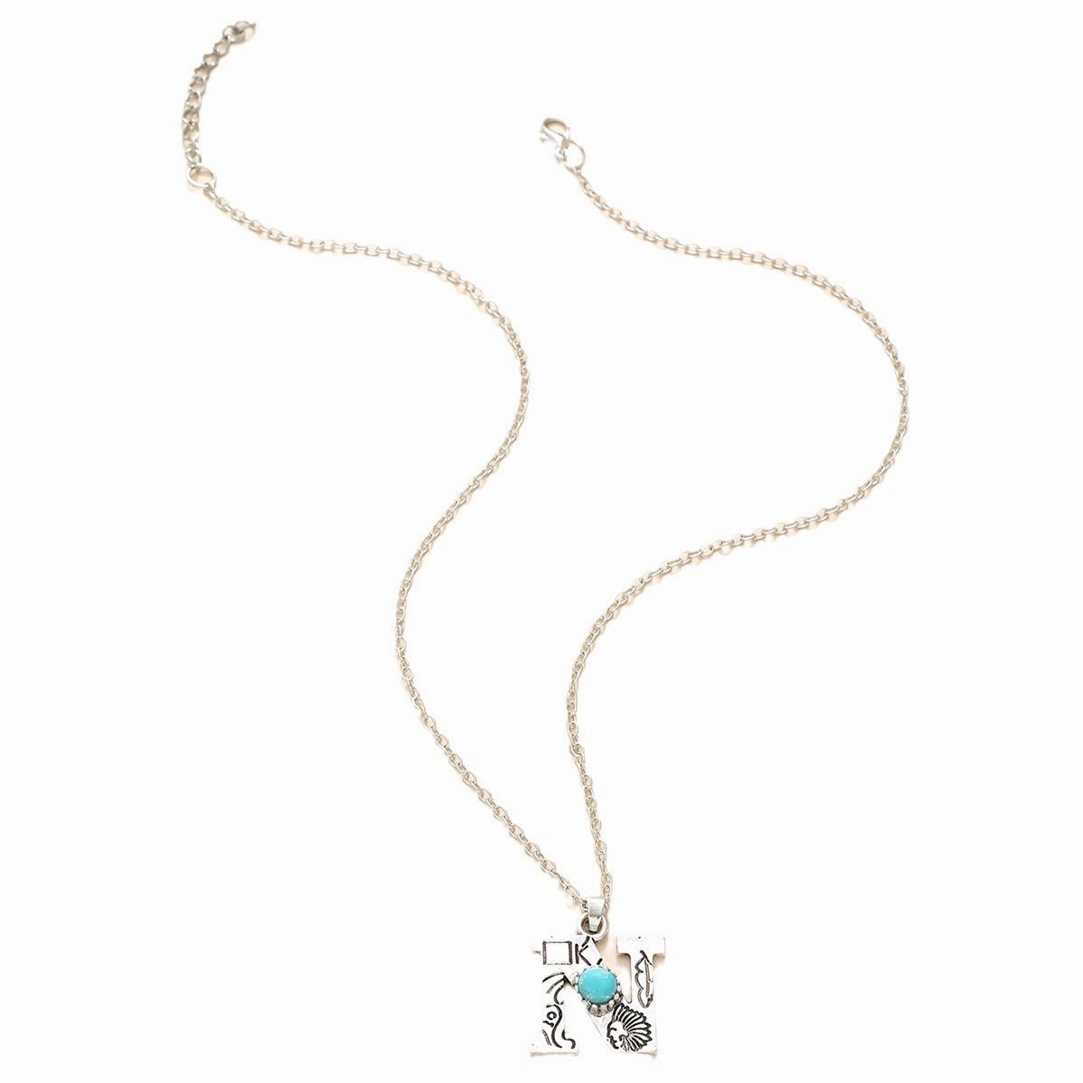 Wholesale Alloy English letter necklace western style