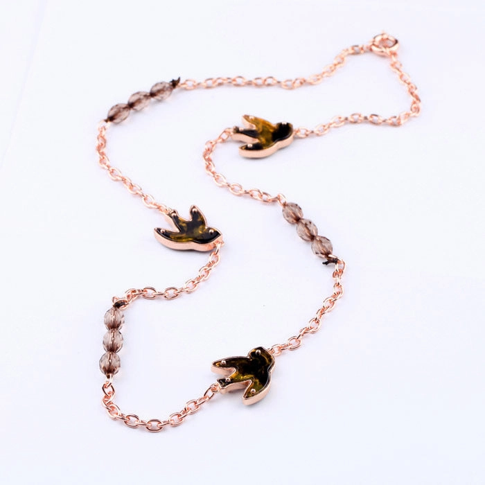 Wholesale Alloy Hollow Flower Pendant Necklace