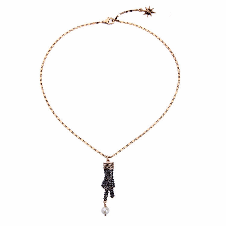 Wholesale Alloy Multilayer Star Moon Necklace