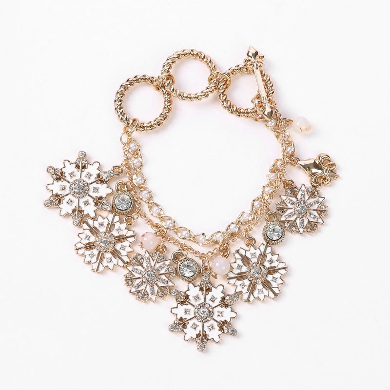 Wholesale Alloy Pumpkin Love Valentine's Day Snowflake Christmas Bracelets