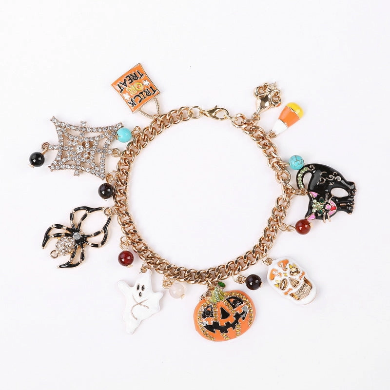 Wholesale Alloy Pumpkin Love Valentine's Day Snowflake Christmas Bracelets