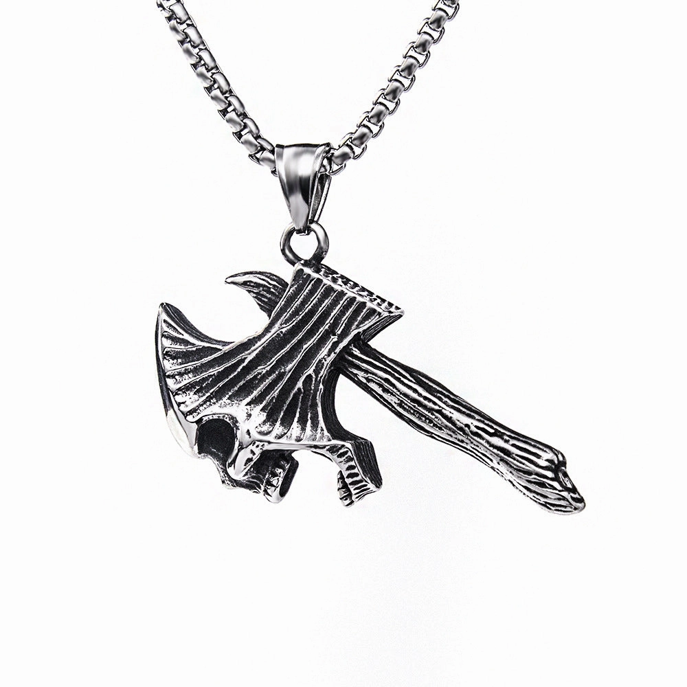 Wholesale Alloy Rock Love You Gesture Men's Pendant Necklace