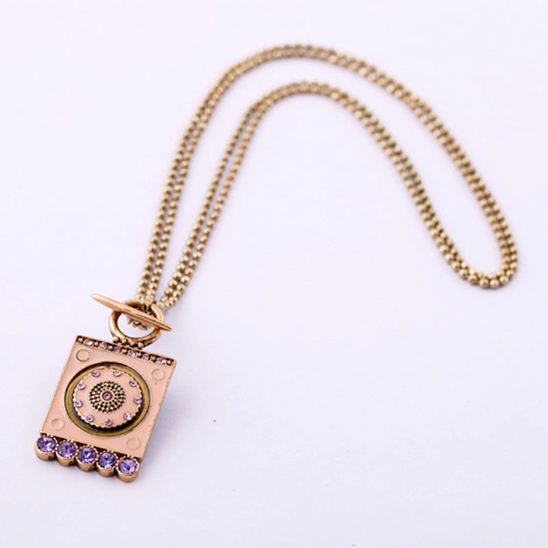 Wholesale Alloy Square Necklace