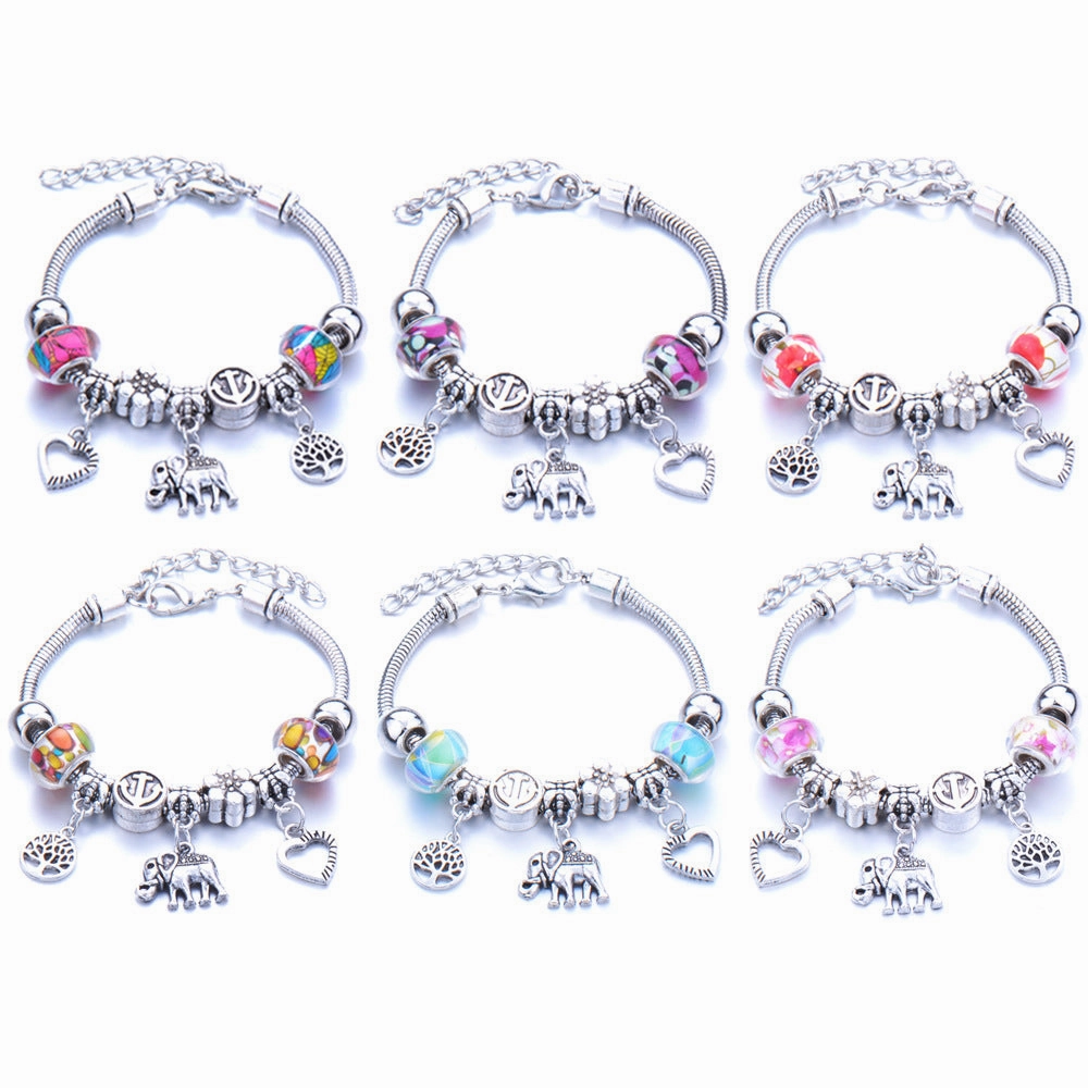 Wholesale Animal Shape Elastic Beaded Adjustable Size Bracelet