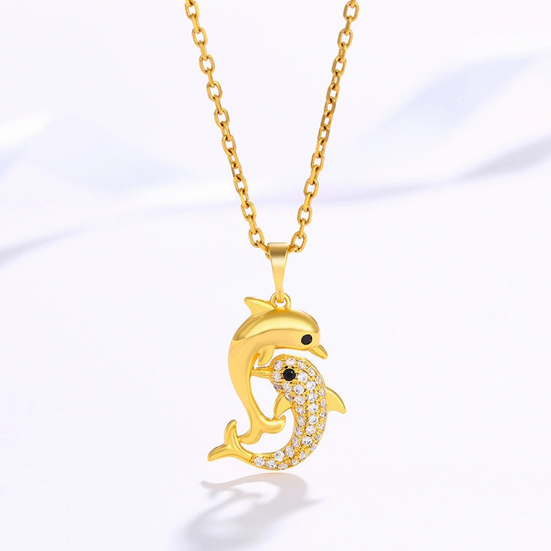 Wholesale Animal Whale Alloy Pendant