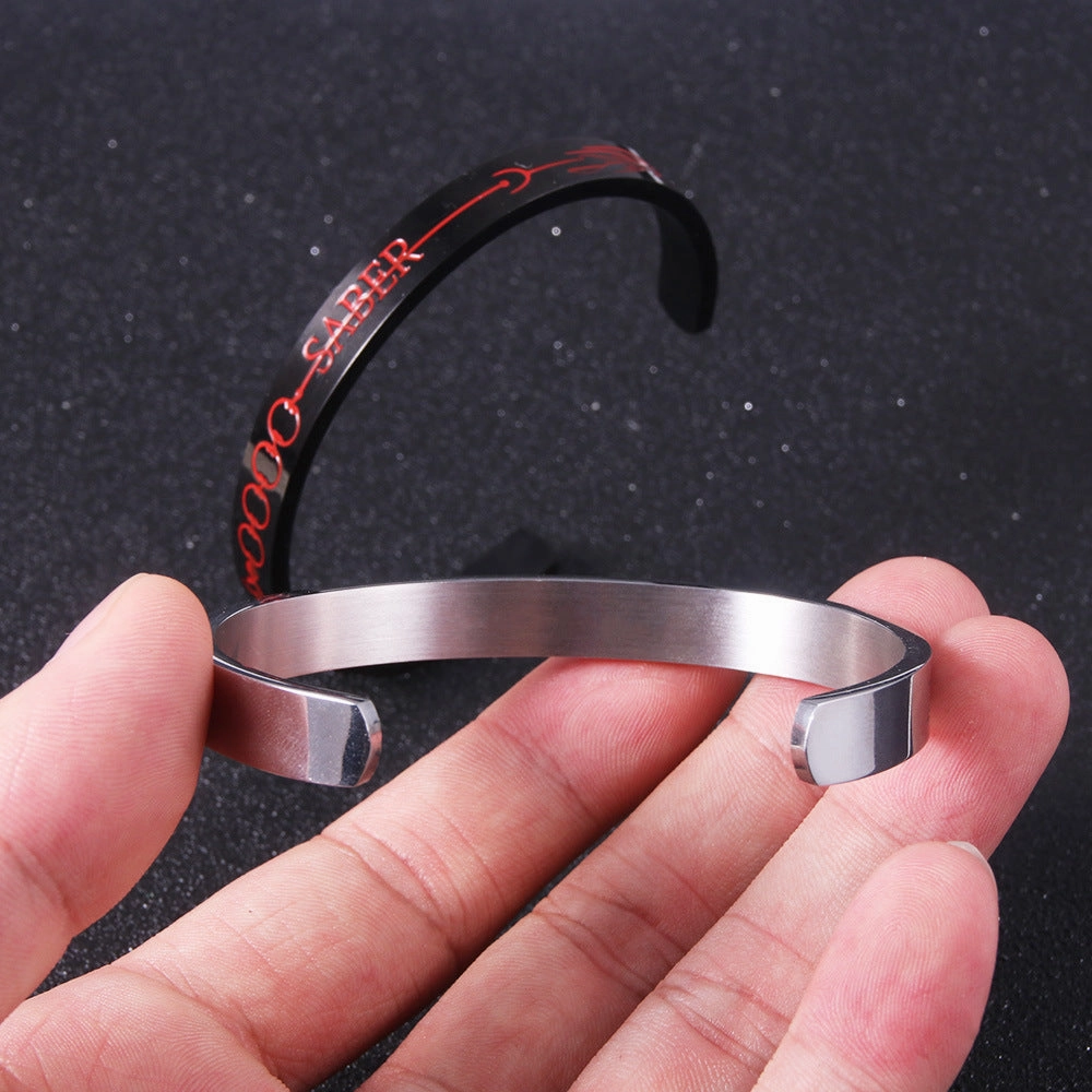 Wholesale Anime Accessories Stainless Steel Bracelet