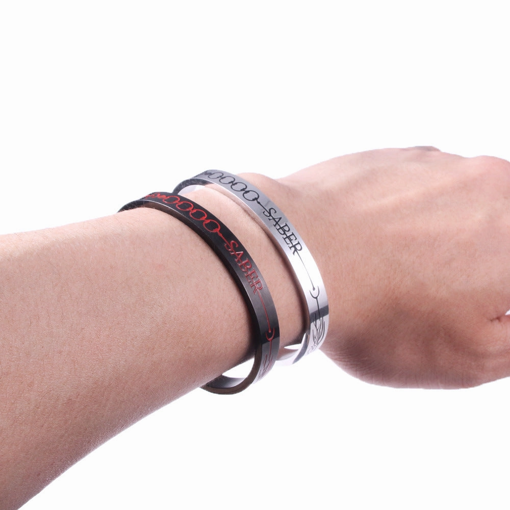 Wholesale Anime Accessories Stainless Steel Bracelet