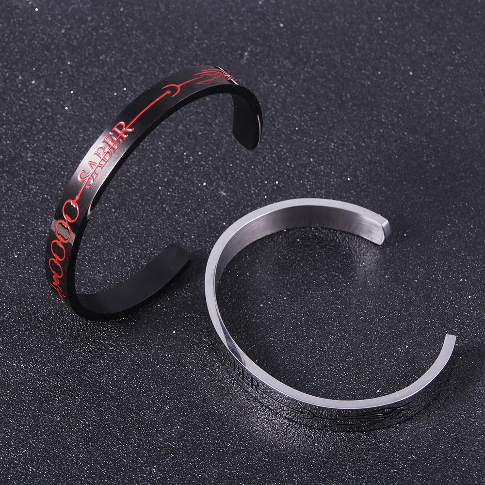 Wholesale Anime Accessories Stainless Steel Bracelet