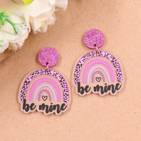 Wholesale Arched Acrylic Earrings