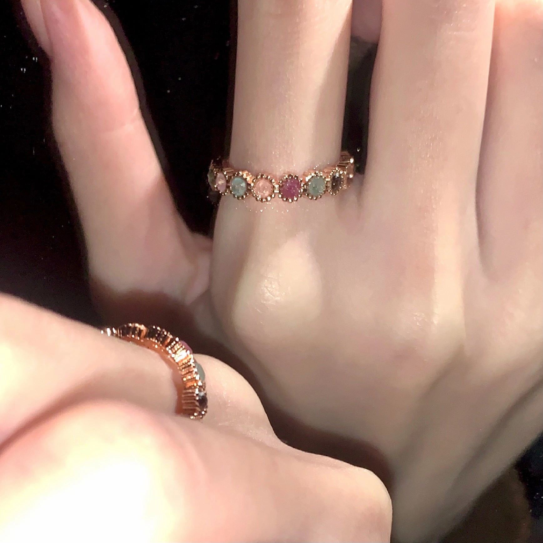 Wholesale Autumn and Winter Flash Diamond Zircon Does Not Fade High-end Luxury Sterling Silver Rings