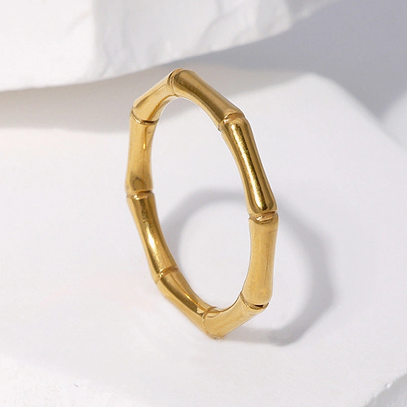 Wholesale Bamboo Stainless Steel Rings