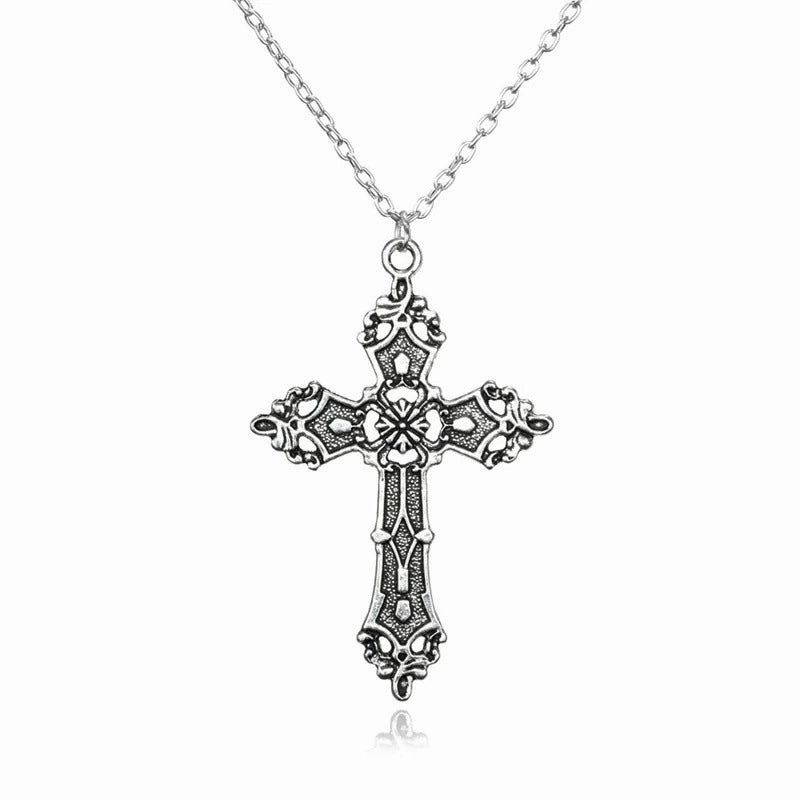 Wholesale Baroque Cross Vintage Bohemian Gothic Sweater Chain