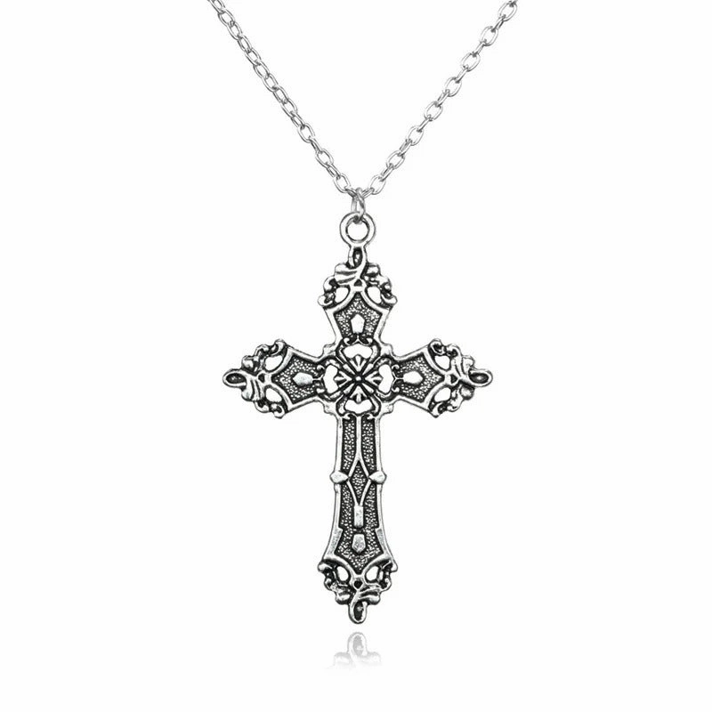 Wholesale Baroque Cross Vintage Bohemian Gothic Sweater Chain