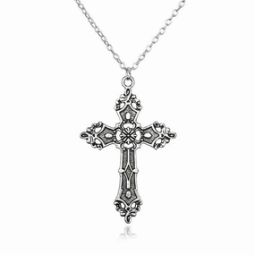 Wholesale Baroque Cross Vintage Bohemian Gothic Sweater Chain