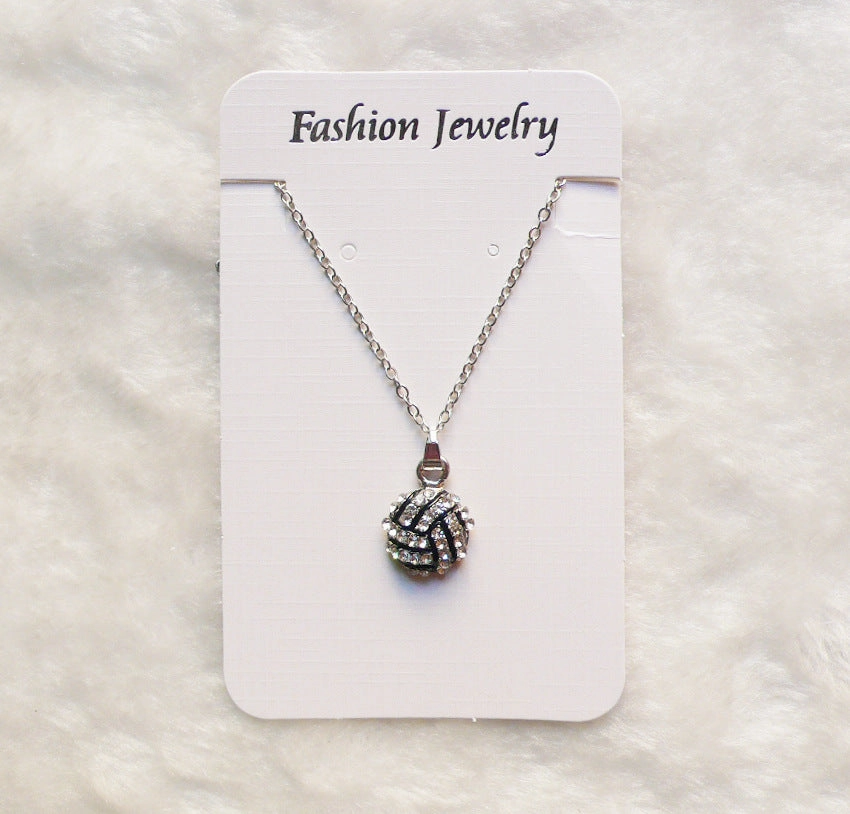 Wholesale Basketball Rugby Necklace Softball Pendant Necklaces