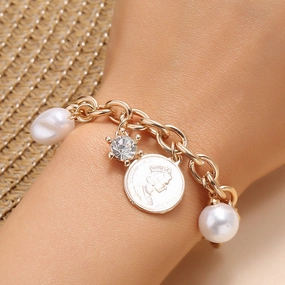 Wholesale Beauty Head Open Bracelet