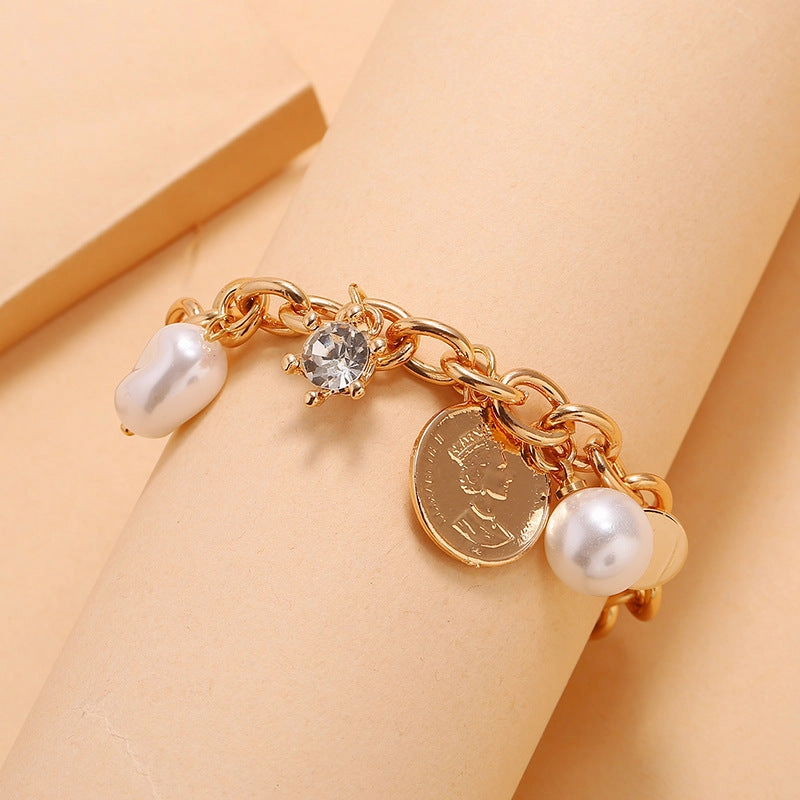 Wholesale Beauty Head Open Bracelet