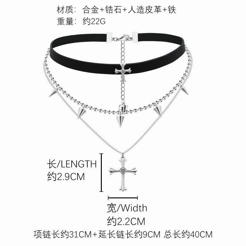 Wholesale Black Butterfly Hip Hop Hottie Personalized Pearl Necklace