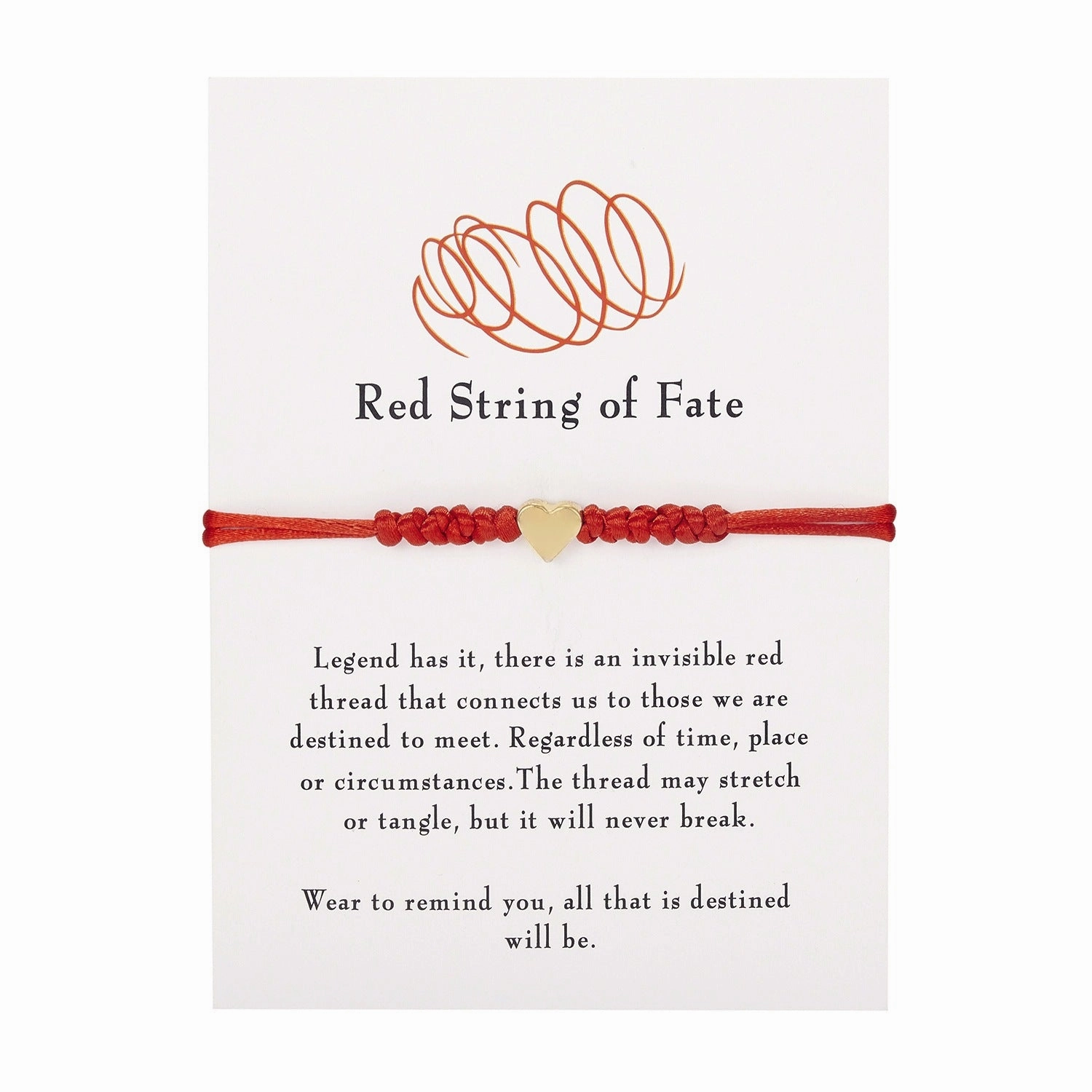 Wholesale Black Rope 7 Knot White Card Bracelet